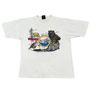VTG 90s Soffe's Choice CALIFORNIA T Shirt L USA Made 100% Cotton / Single Stitch